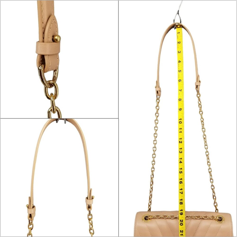 Louis Vuitton New Wave Chain Bag MM Noisette Hazelnut Brown Leather Crossbody - Picture 11 of 16